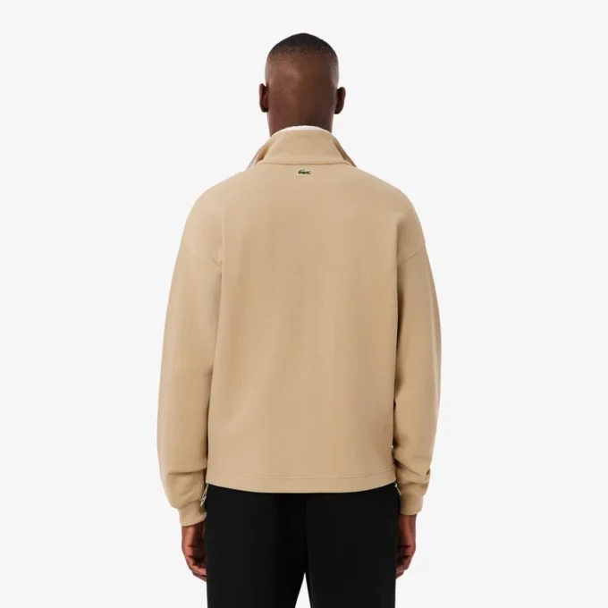Erkek Bol Kesim İmza Rozetli Sweatshirt