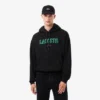 Erkek Bol Kesim Nakışlı Kapüşonlu Sweatshirt