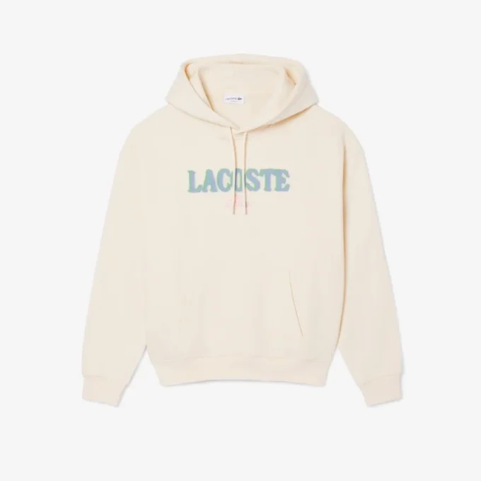 Erkek Bol Kesim Nakışlı Kapüşonlu Sweatshirt