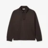 Erkek Bol Kesim Polar Polo Tişört Sweatshirt