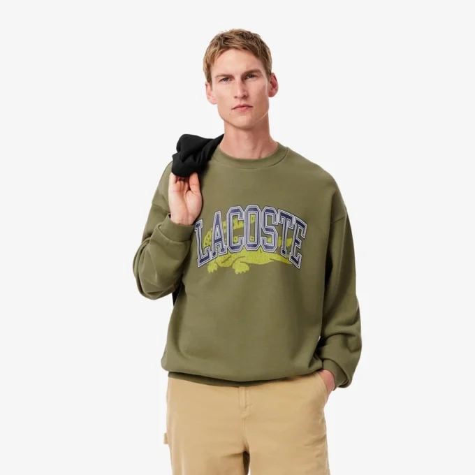 Erkek Bol Kesim Polar Sweatshirt