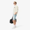 Erkek Bol Kesim Polo Tişört Yakalı Polar Sweatshirt