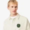 Erkek Bol Kesim Polo Tişört Yakalı Polar Sweatshirt