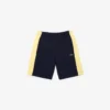 Erkek Colorblock Fırçalanmış Polar Şort