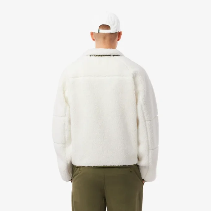 Erkek Colorblock Sherpa Polar Ceket