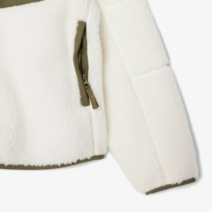 Erkek Colorblock Sherpa Polar Ceket