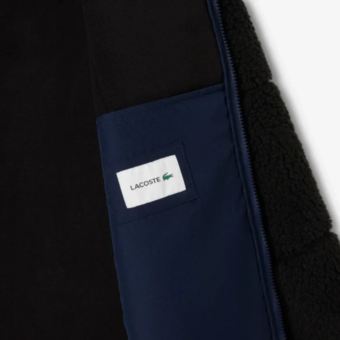 Erkek Colorblock Sherpa Polar Ceket