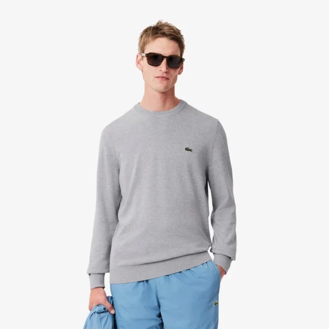 Erkek Crew Neck Pamuklu Kazak