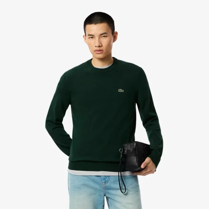 Erkek Crew Neck Pamuklu Kazak