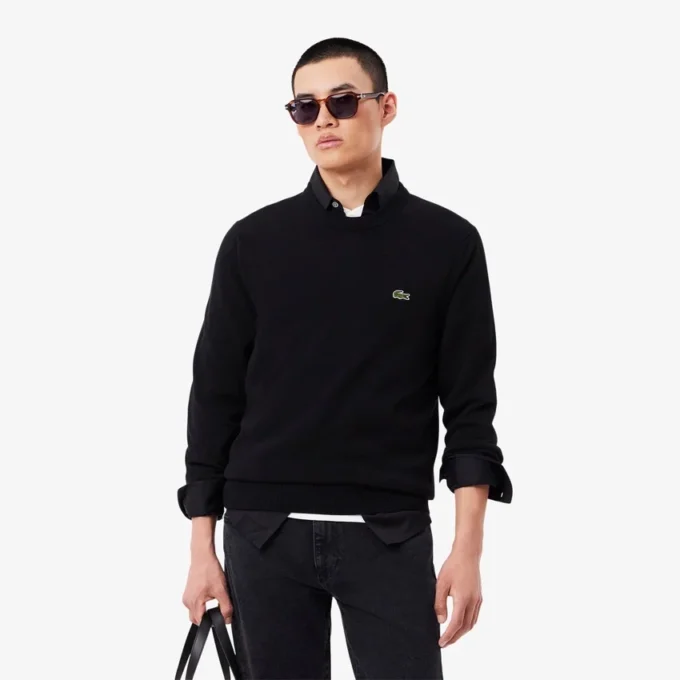 Erkek Crew Neck Pamuklu Kazak