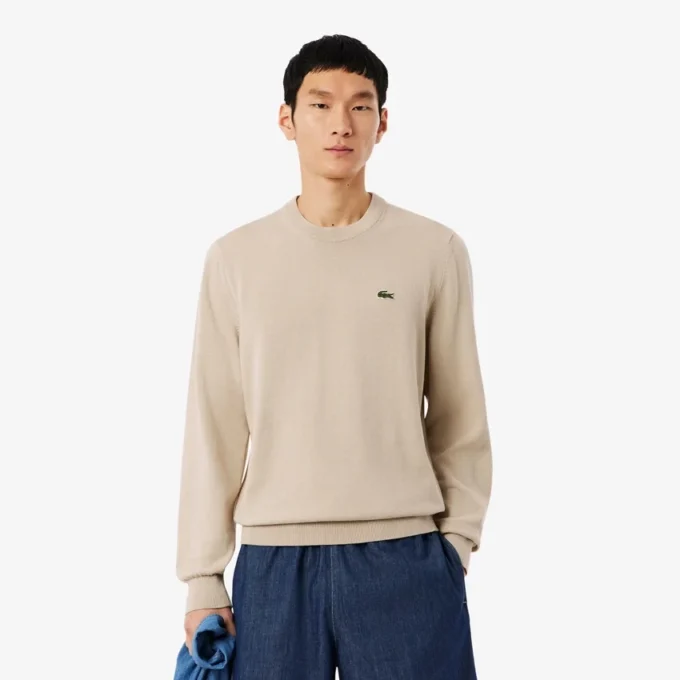 Erkek Crew Neck Pamuklu Kazak