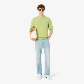 Erkek Crew Neck Pamuklu Kazak