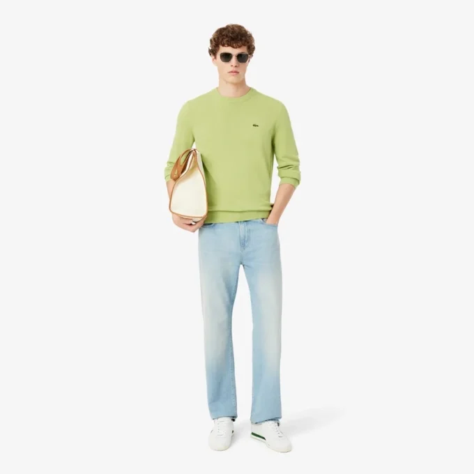 Erkek Crew Neck Pamuklu Kazak