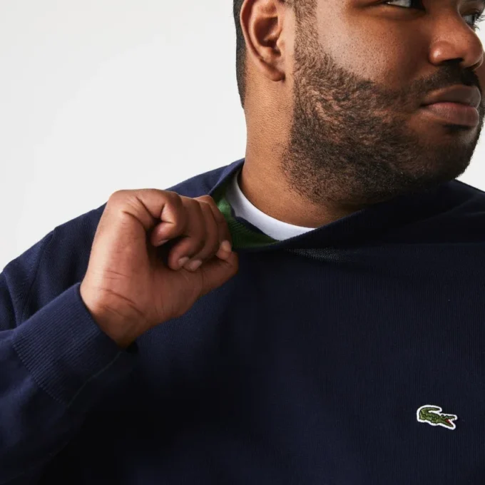Erkek Crew Neck Pamuklu Kazak