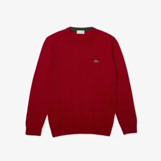 Erkek Crew Neck Yün Kazak