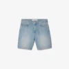 Erkek Düz Kesim Denim Şort Erkek Düz Kesim Denim Şort