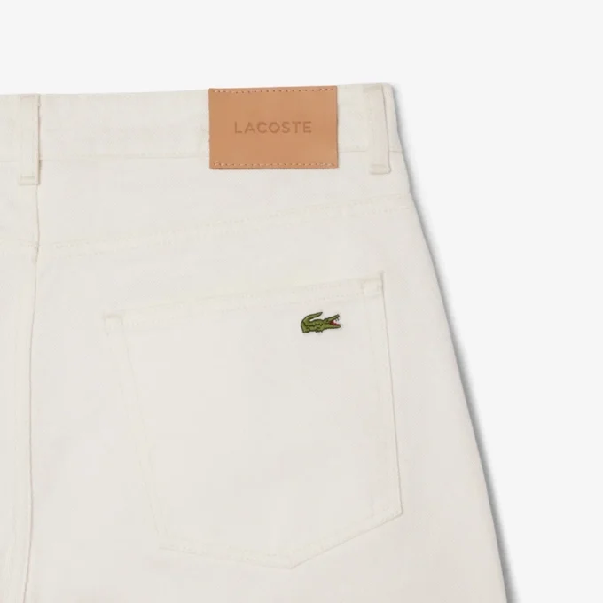 Erkek Düz Kesim Denim Şort