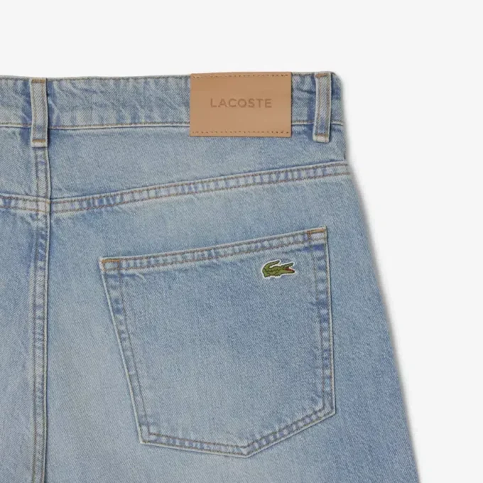 Erkek Düz Kesim Denim Şort Erkek Düz Kesim Denim Şort
