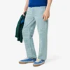 Erkek Düz Kesim Manzara Motifli Denim Kot Pantolon