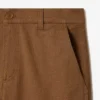 Erkek Düz Kesim Pamuklu Kargo Pantolon