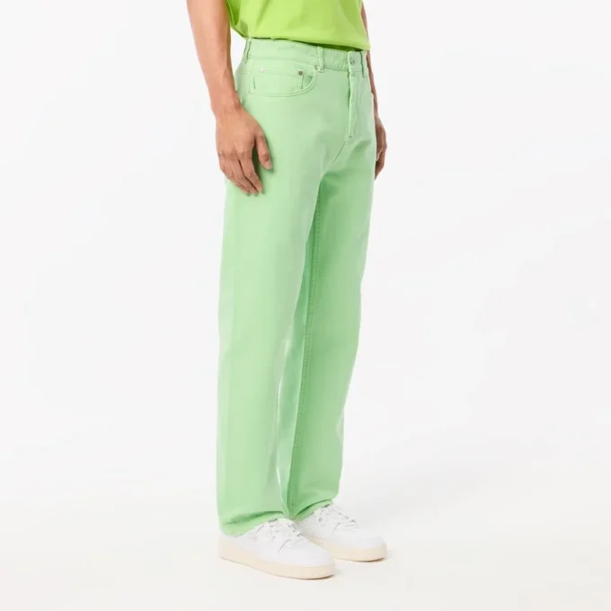 Erkek Düz Paça Pamuklu Denim Kot Pantolon