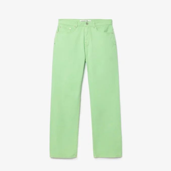 Erkek Düz Paça Pamuklu Denim Kot Pantolon