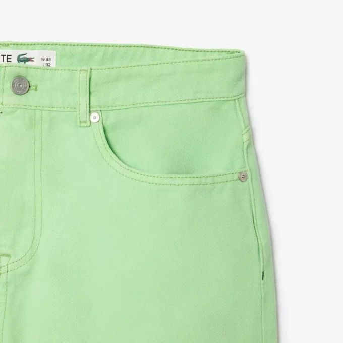 Erkek Düz Paça Pamuklu Denim Kot Pantolon