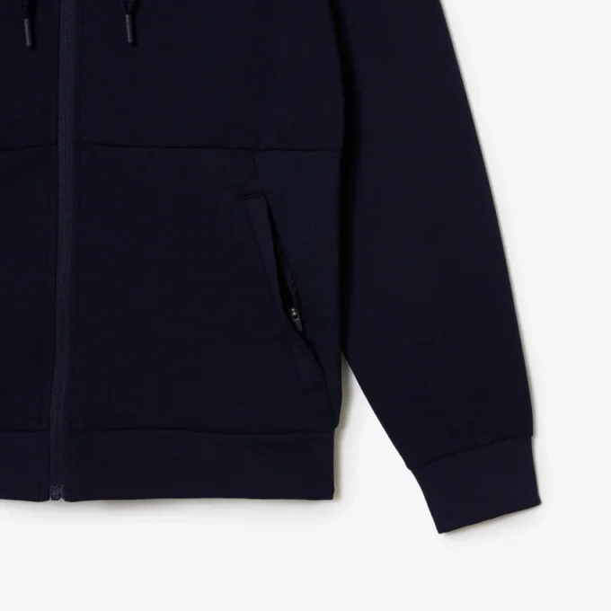 Erkek Fermuarlı Kapüşonlu Sweatshirt