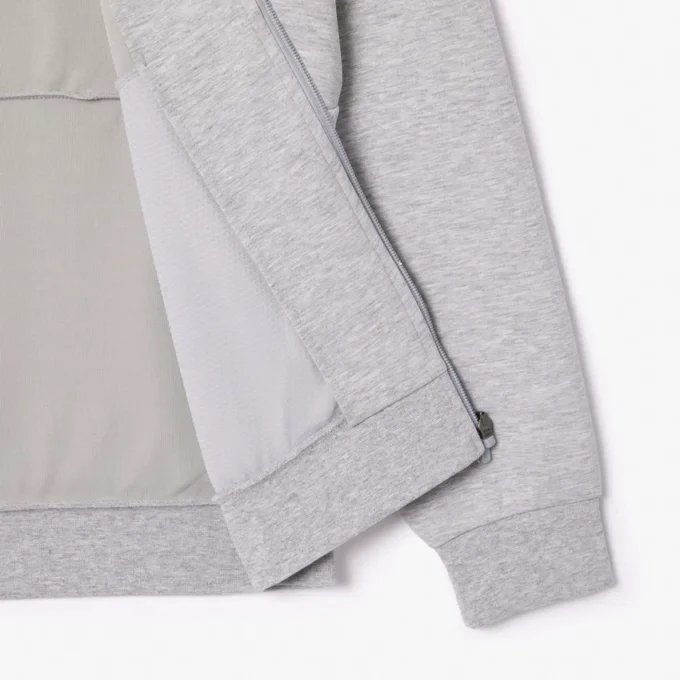 Erkek Fermuarlı Kapüşonlu Sweatshirt