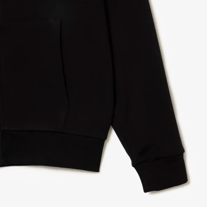 Erkek Fermuarlı Polar Kapüşonlu Sweatshirt