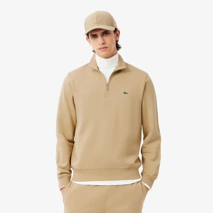 Erkek Fermuarlı Polar Sweatshirt