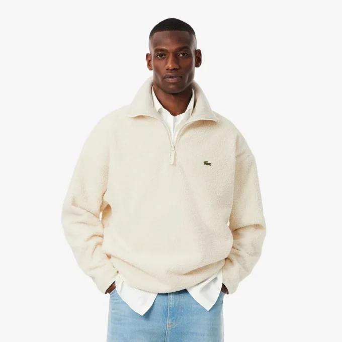 Erkek Fermuarlı Polar Sweatshirt