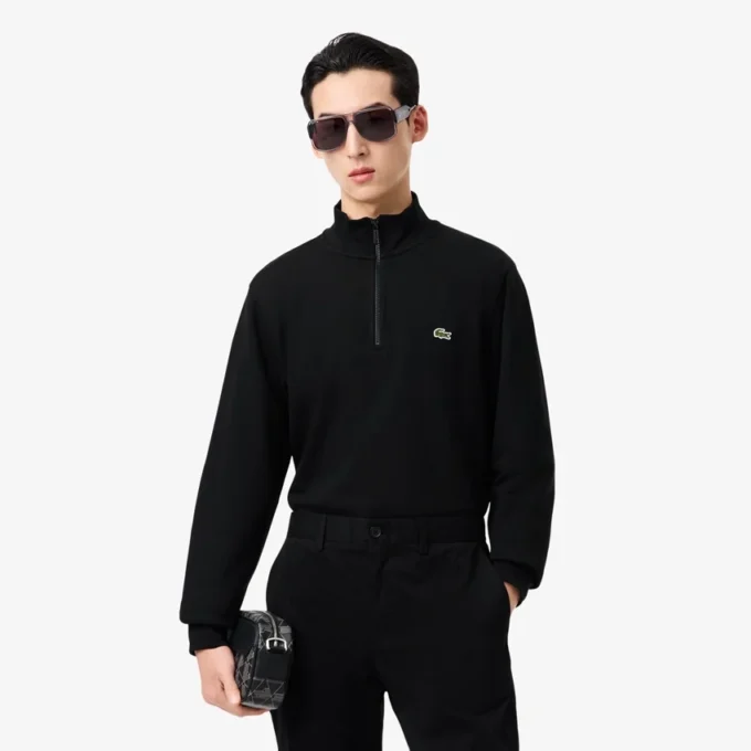 Erkek Fermuarlı Polar Sweatshirt
