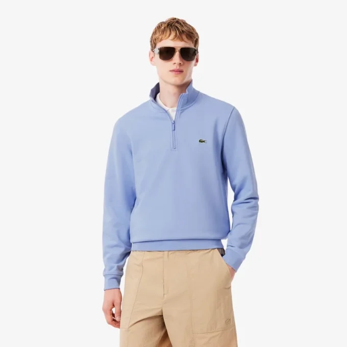 Erkek Fermuarlı Polar Sweatshirt