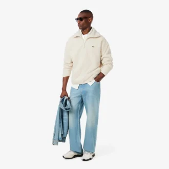 Erkek Fermuarlı Polar Sweatshirt