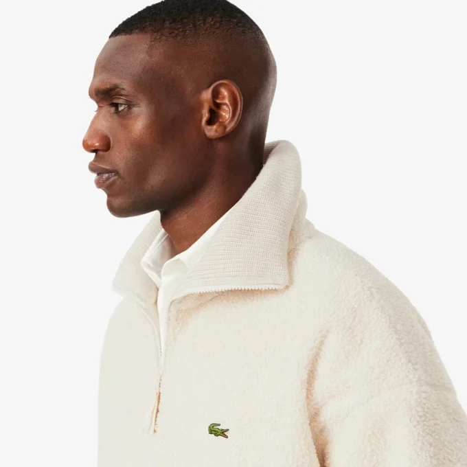 Erkek Fermuarlı Polar Sweatshirt