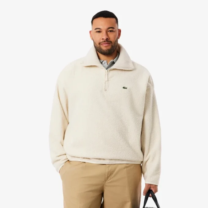 Erkek Fermuarlı Polar Sweatshirt
