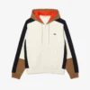 Erkek Fermuarlı Renk Bloklu Kapüşonlu Sweatshirt
