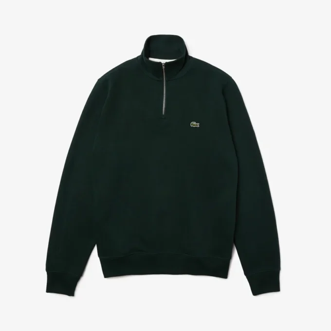 Erkek Fermuarlı Yüksek Yakalı Sweatshirt