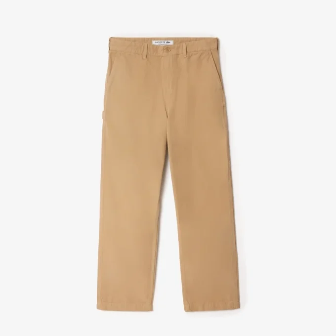 Erkek Geniş Kesim Pamuklu Kanvas Carpenter Pantolon