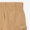 Erkek Geniş Kesim Pamuklu Kanvas Carpenter Pantolon
