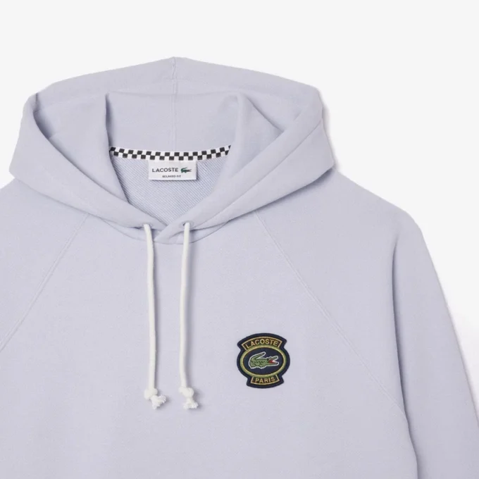 Erkek Geniş Kesim Polar Kapüşonlu Sweatshirt