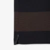 Erkek Gevşek Kesim Çizgili Rugby Polo Tişört