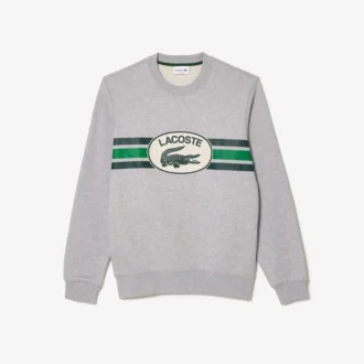 Erkek Grafik Baskılı Polar Sweatshirt