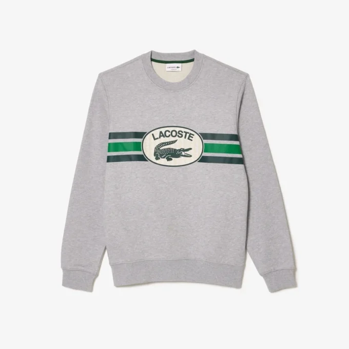 Erkek Grafik Baskılı Polar Sweatshirt