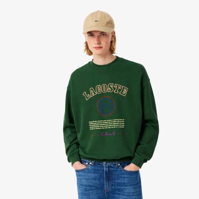 Erkek Heritage Nakışlı Polar Sweatshirt
