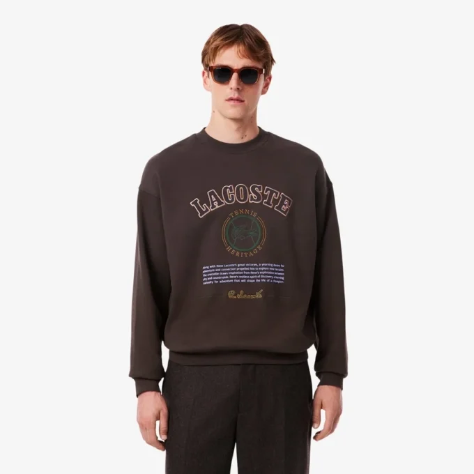 Erkek Heritage Nakışlı Polar Sweatshirt
