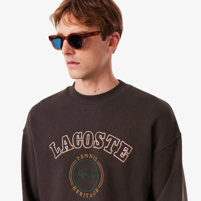 Erkek Heritage Nakışlı Polar Sweatshirt