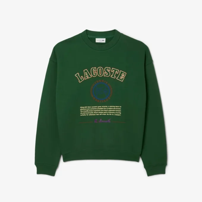 Erkek Heritage Nakışlı Polar Sweatshirt