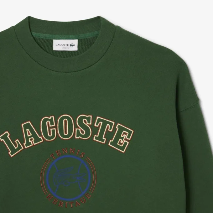 Erkek Heritage Nakışlı Polar Sweatshirt